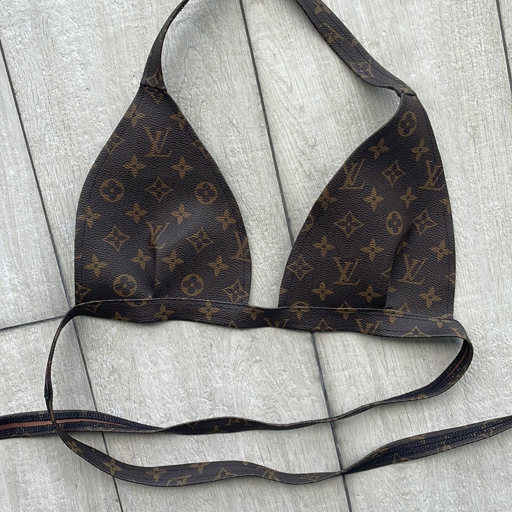 Louis Vuitton Bra Bikini Top by Adriana Sahar